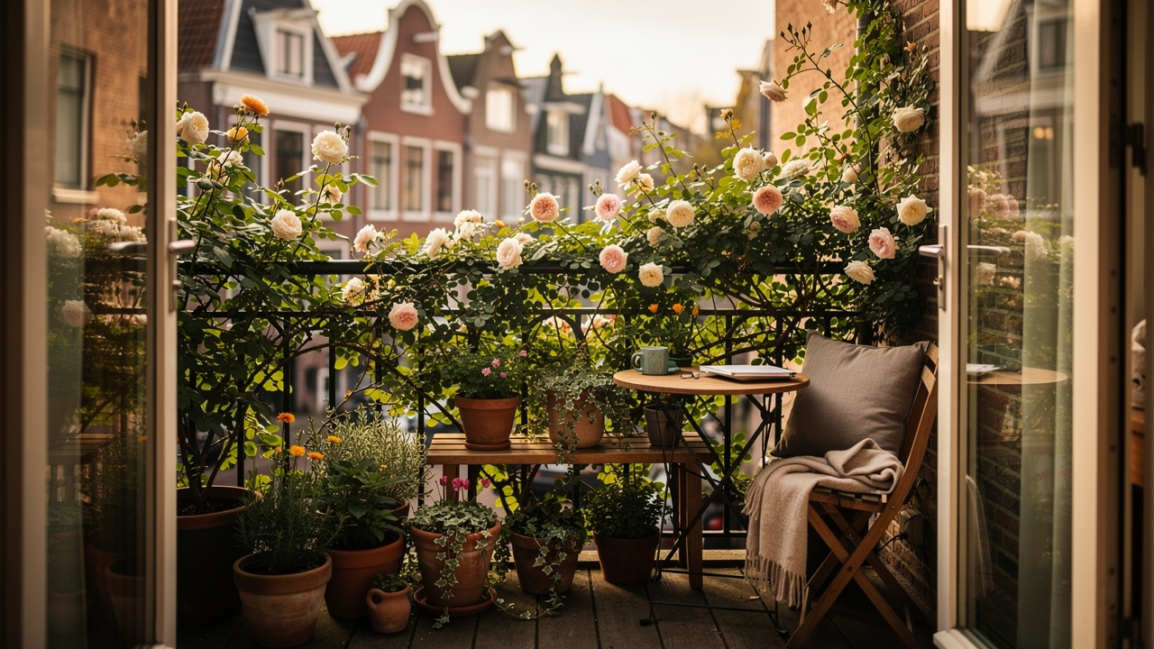 De beste klimroos voor een straatbalkon