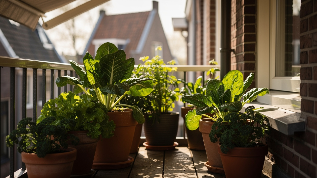 Balkon in de schaduw? Dit zijn de groenten die wél produceren