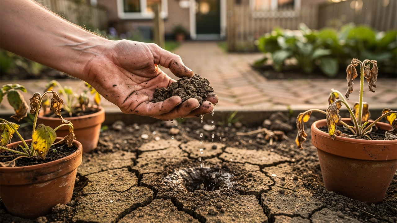 Waarom droge grond water afstoot