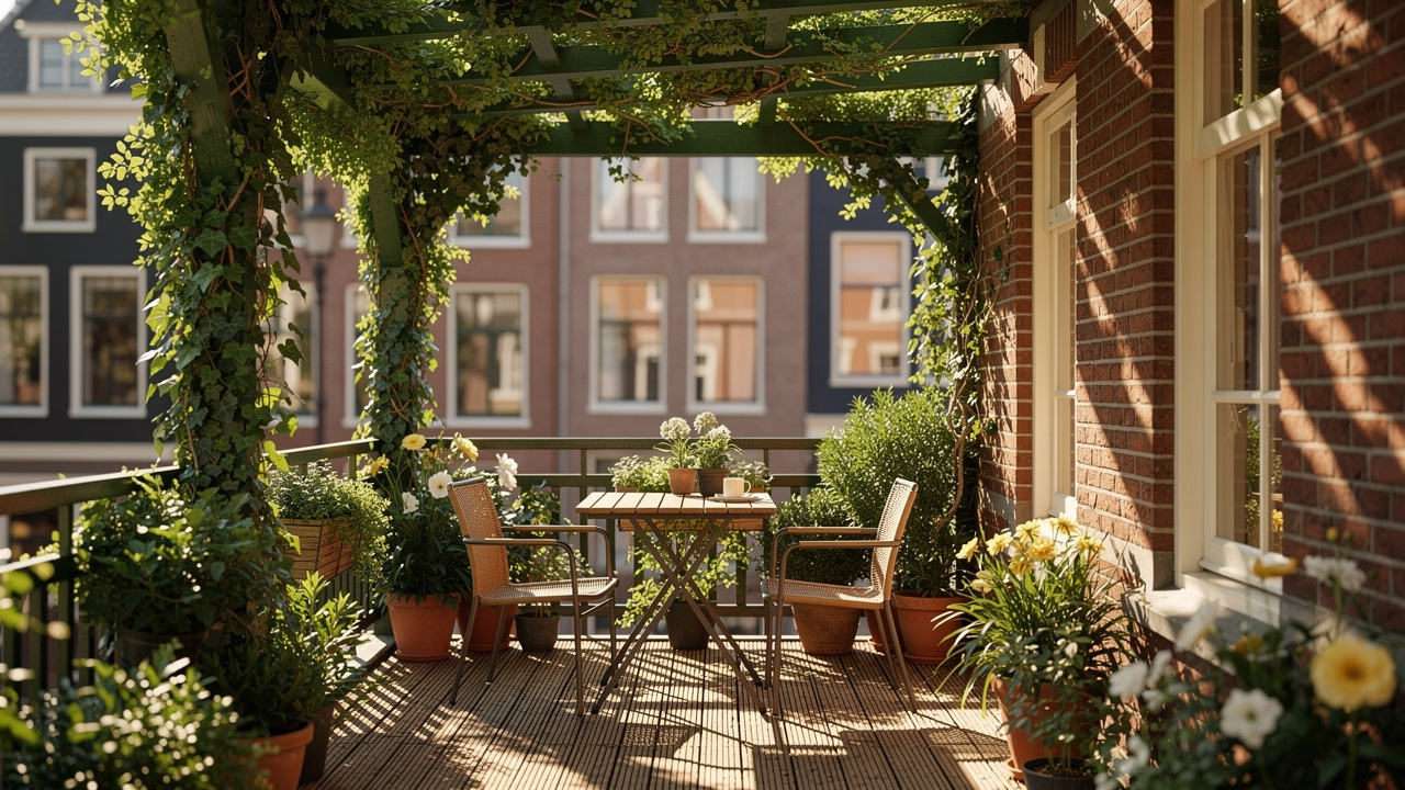 Groene balkons zonder airco: klimplanten halveren je zomerse energiekosten