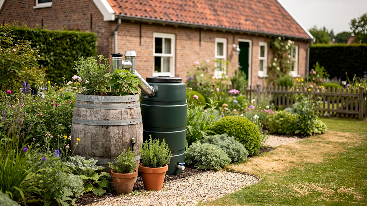 Regenwater slim oogsten: dit verdient je tuin in droge periodes